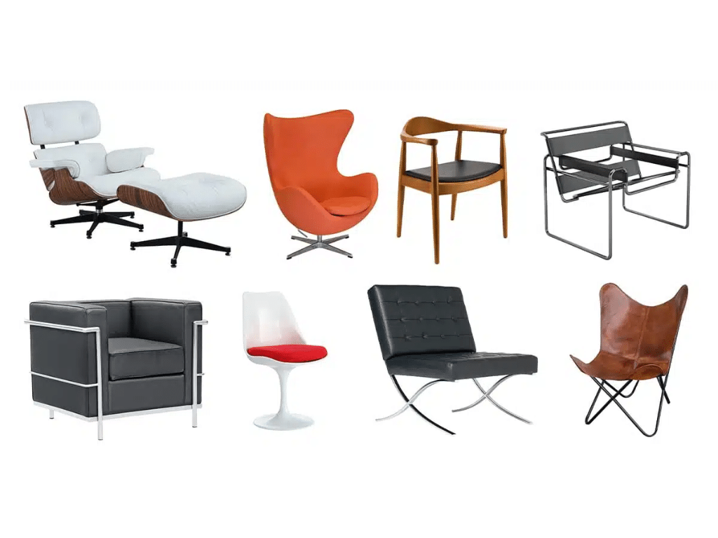 SILLAS ICÓNICAS DEL SIGLO PASADO Y PARA SIEMPRE